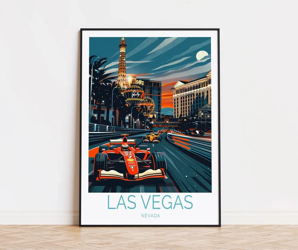 Las Vegas Nevada Travel Poster