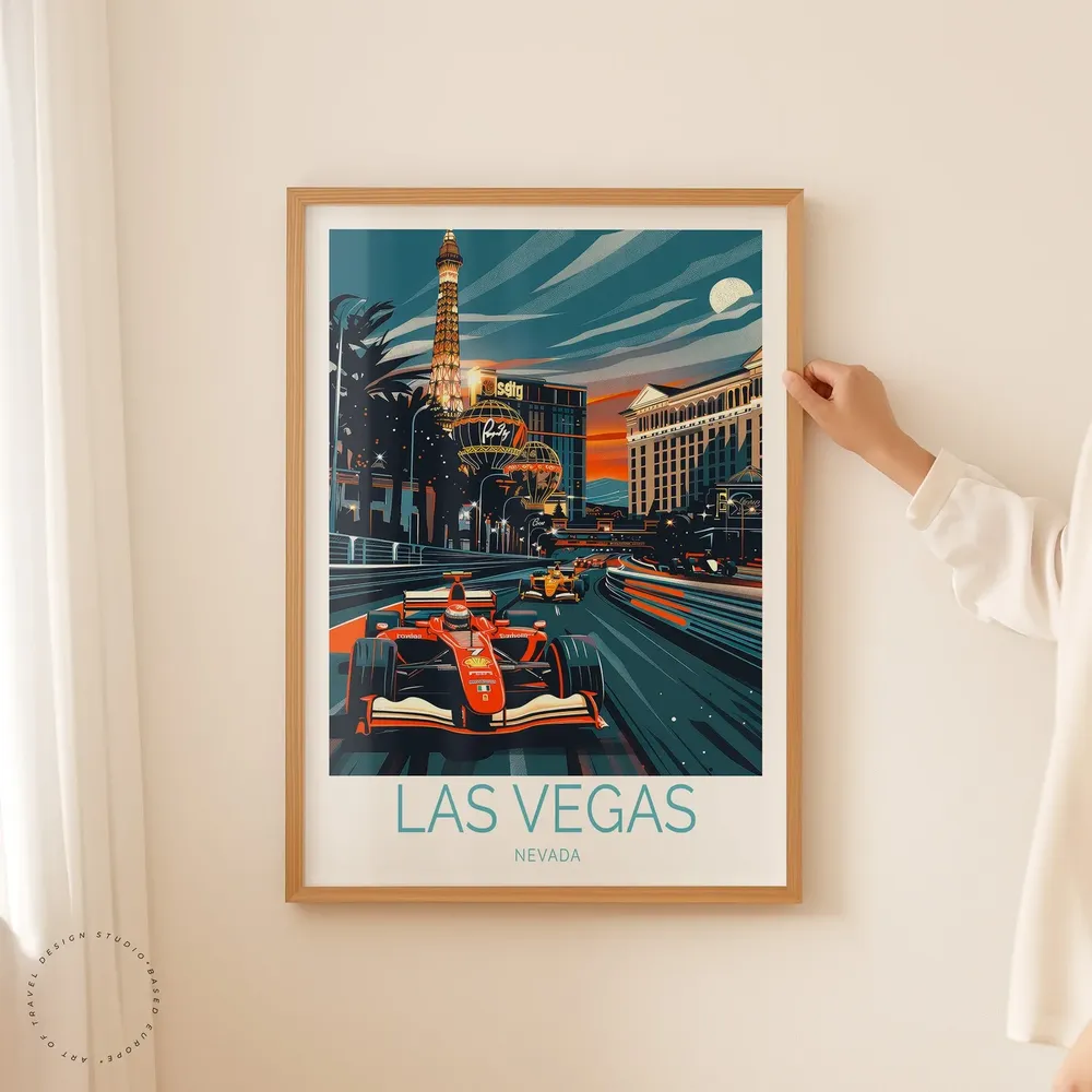 Las Vegas Nevada Travel Poster - Image 2