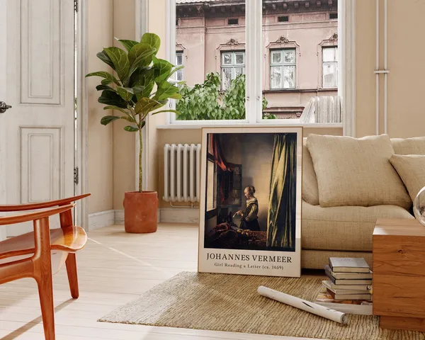 Johannes Vermeer Girl Reading a Letter Art Print