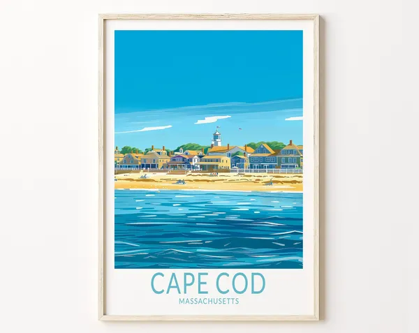 Cape Cod Home Decor Travel Poster
