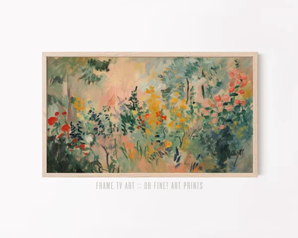 Botanical Abstract Floral Spring Decor Art Print