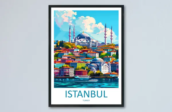 Istanbul Wall Hanging Home Decoration Poster