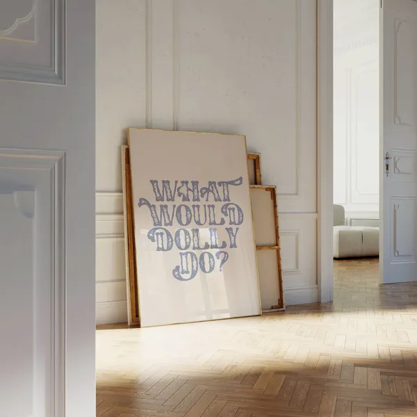 What Would Dolly Do? Western Boho Art Print