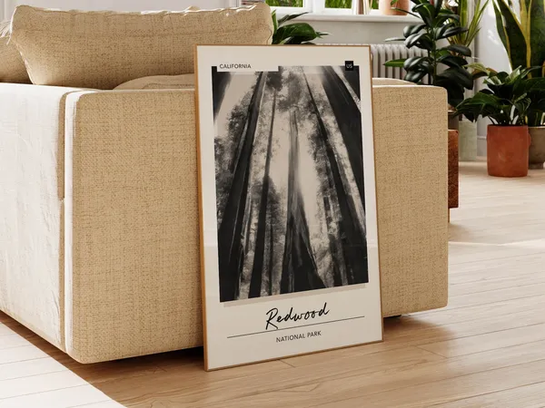 Redwood National Park Travel Decor Art Print