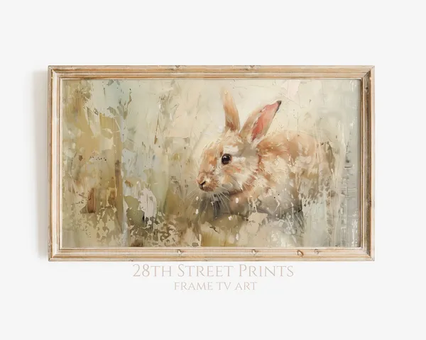 Spring Bunny - Easter Frame TV Art