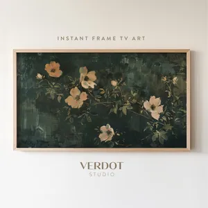 Wildflower Painting, Vintage Botanical Art Print
