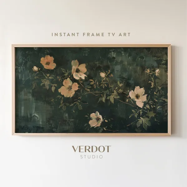 Wildflower Painting, Vintage Botanical Art Print