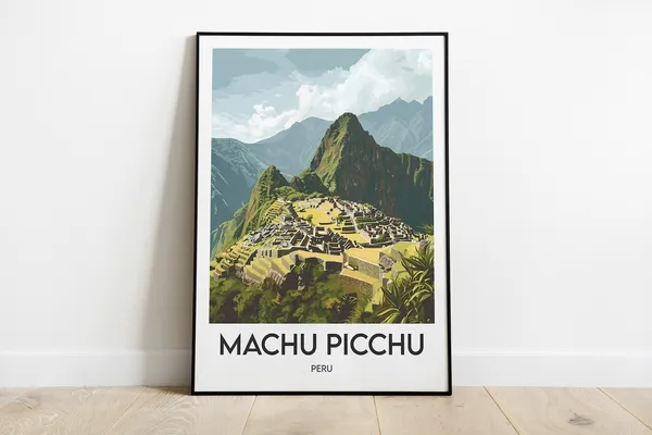 Machu Picchu Home Decor Wall Art Print