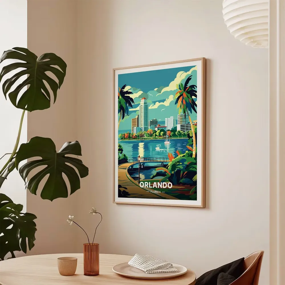 Orlando Beach Travel Poster - Image 2