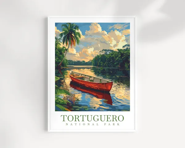 Tortuguero National Park Wall Art Print