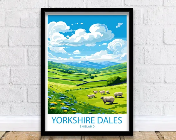 Yorkshire Dales UK Wall Decor Poster
