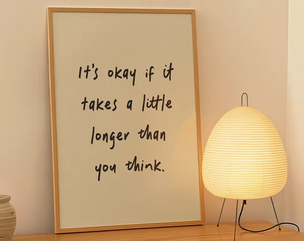 Its Okay If It Takes A Little Longer Motivational Art Print
