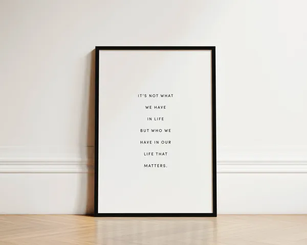 Its Not What We Have Quote Art Print, Mindfulness