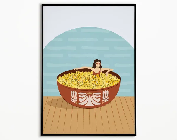 Mac And Cheese Kitchen Poster Print