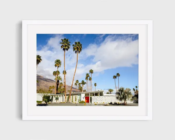 Palm Springs Print, Mid-Century Desert Architecture
