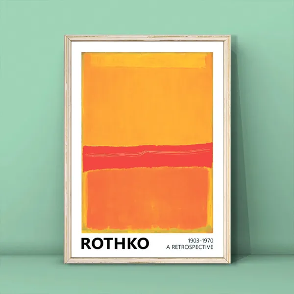 Mark Rothko No. 5 No. 22 Exhibition Poster