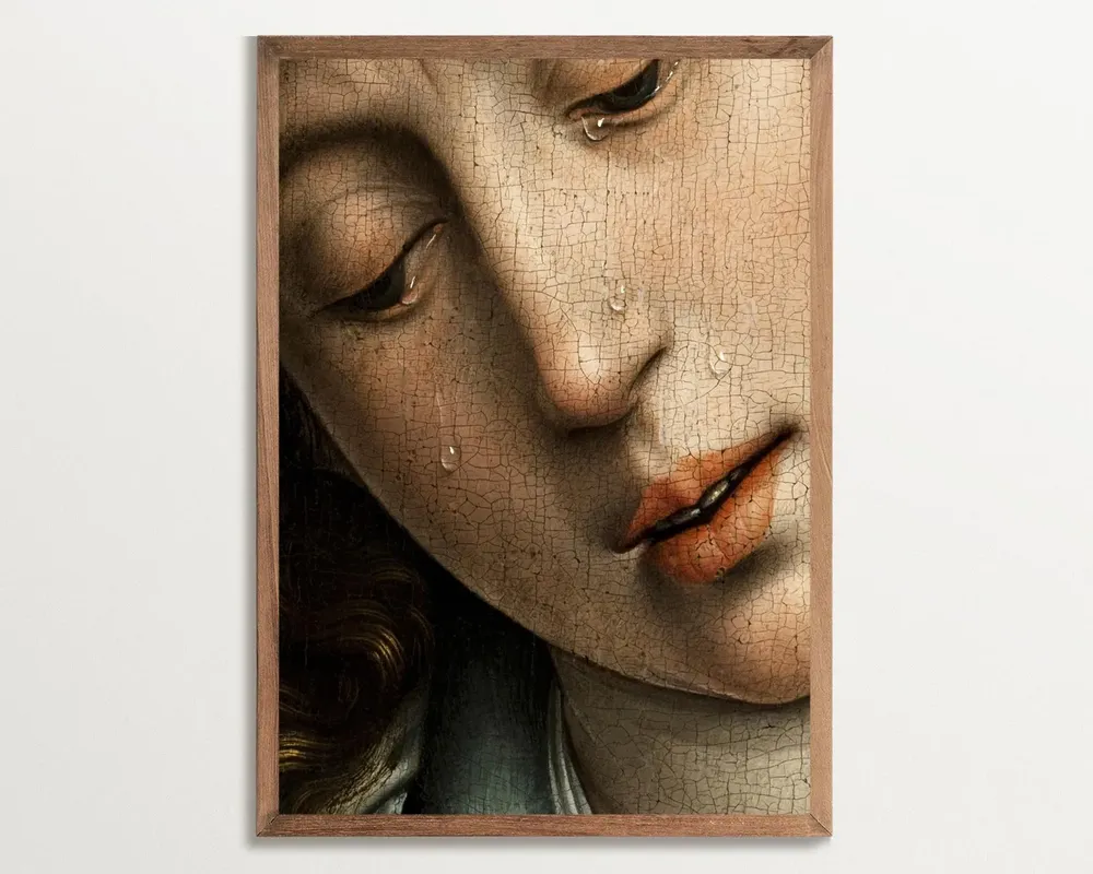Renaissance Painting Print, Dark Academia Decor