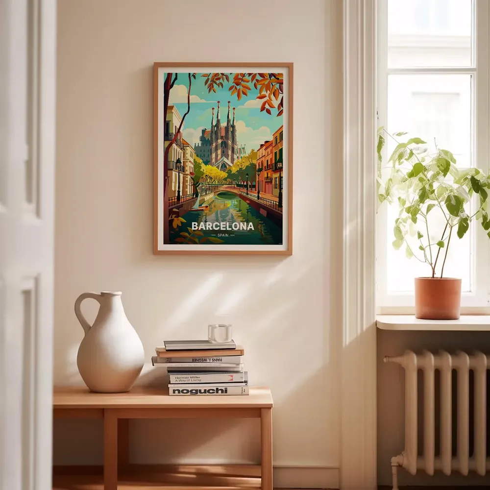 Barcelona Home Decor Travel Poster - Image 4