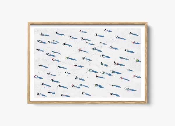 Fine Art Ski Photography Art Print, Winter Adventure