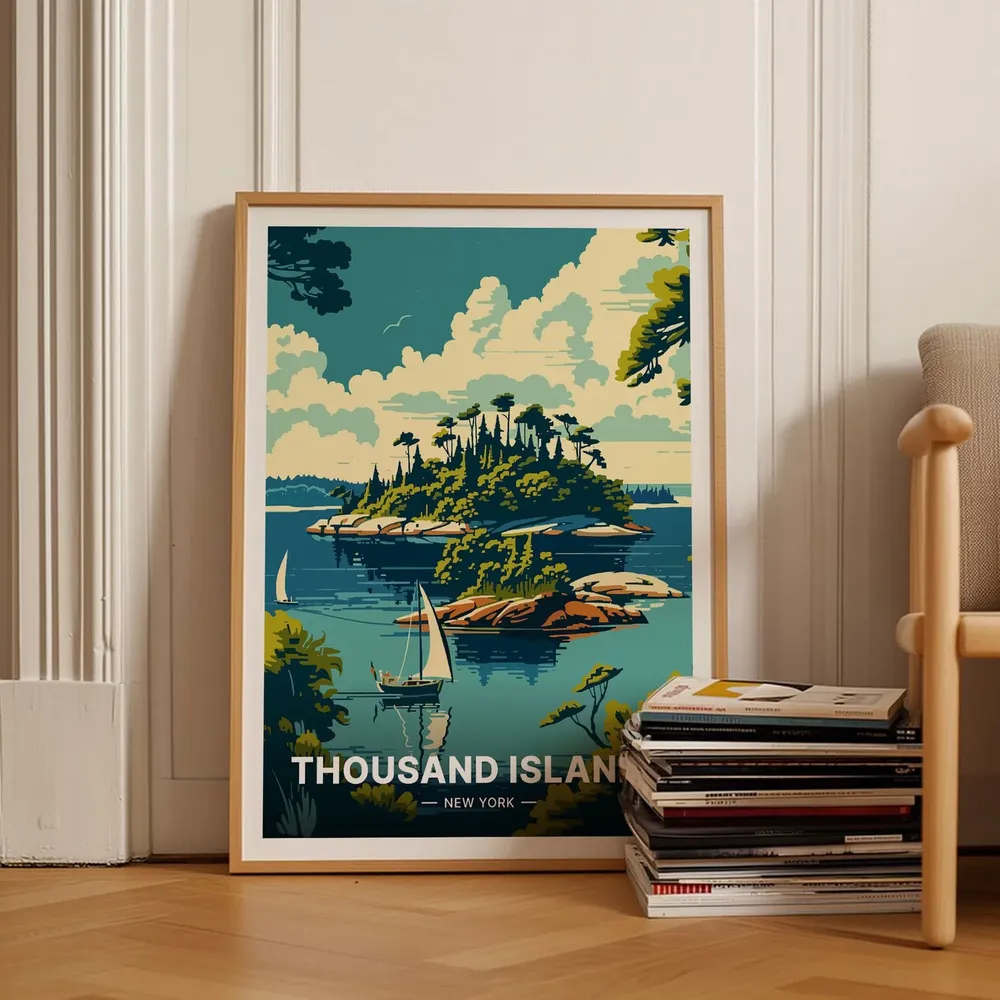 Thousand Islands New York Travel Poster - Image 4