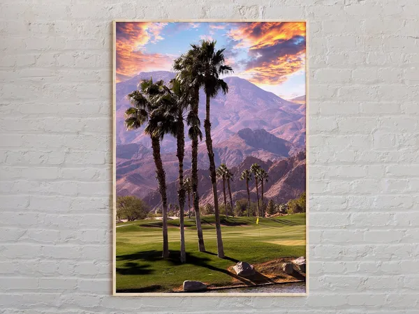 Palm Springs Real Photo Travel Poster, California
