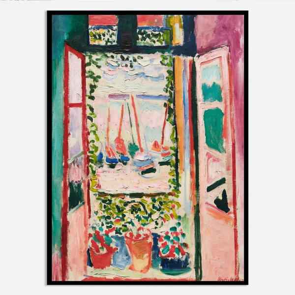 Matisse The Open Window Vintage Art Print