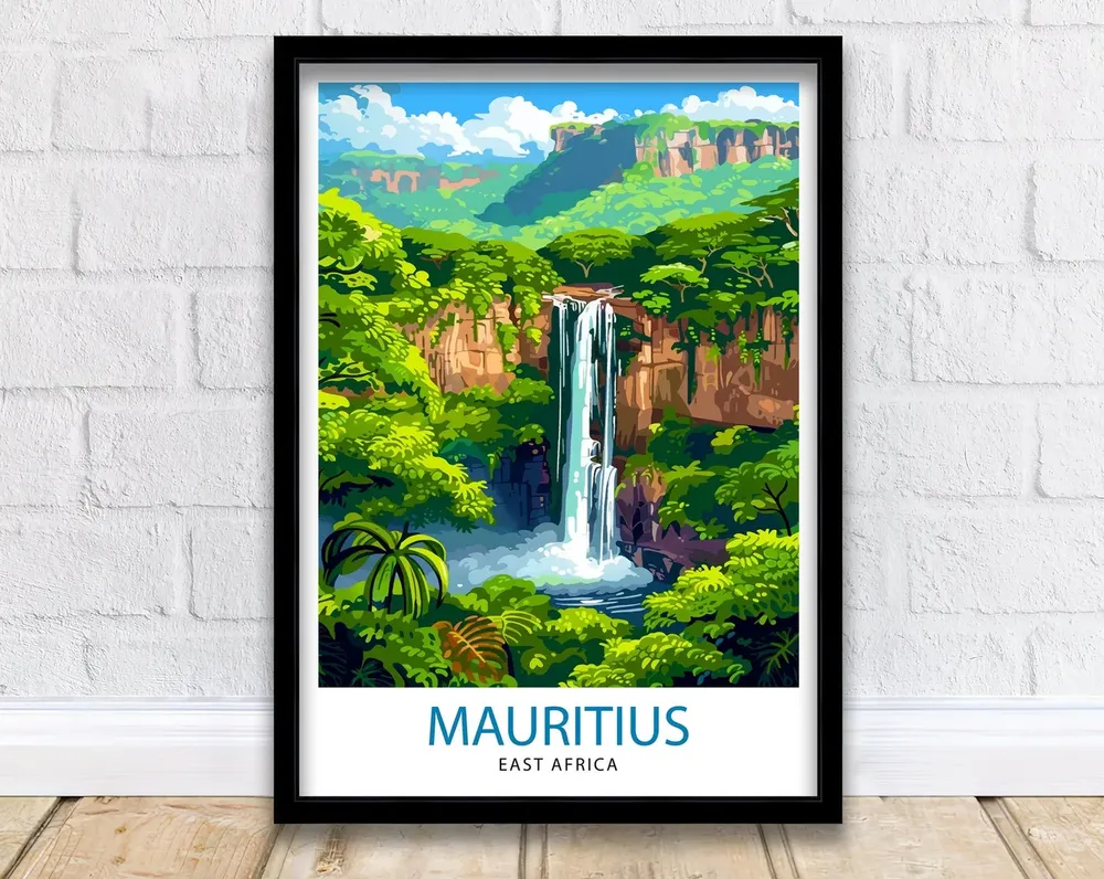 Mauritius Travel Wall Art Print