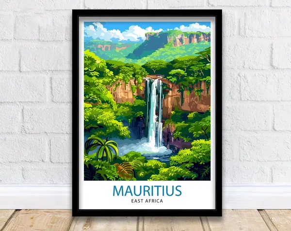 Mauritius Travel Wall Art Print