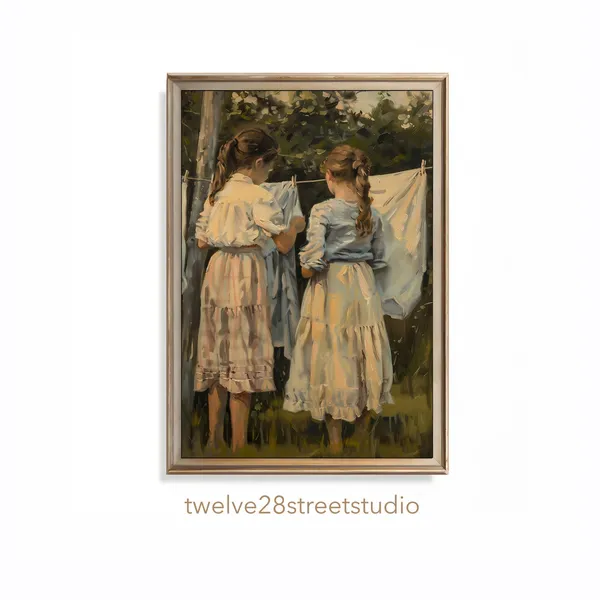 Laundry Room Vintage Farmhouse Decor Art Print