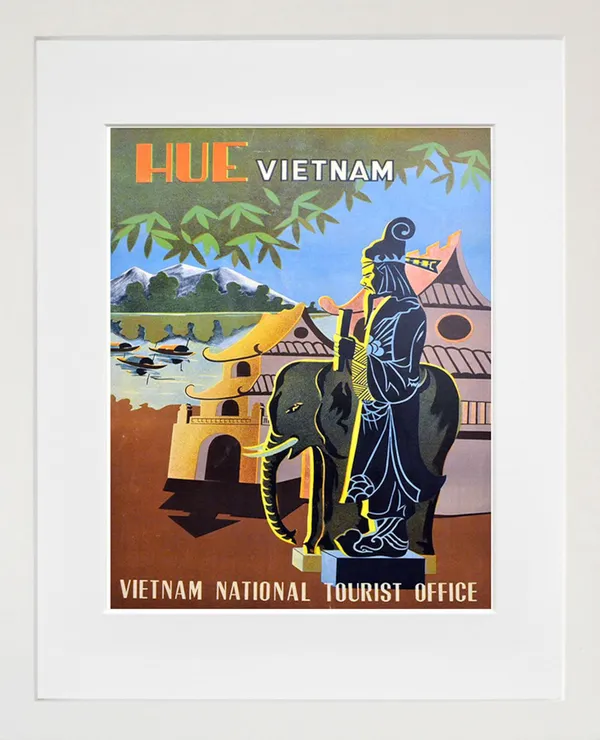 Vietnam Travel Poster Print, Asia Wall Decor
