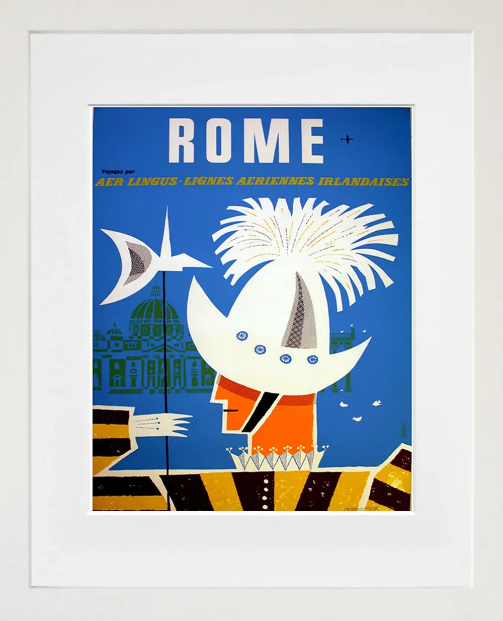 Rome Travel Poster, Europe Wall Decor