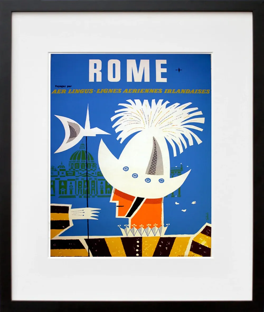 Rome Travel Poster, Europe Wall Decor - Image 2