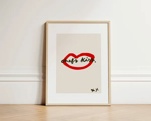 Chef's Kiss Kitchen Wall Art Print