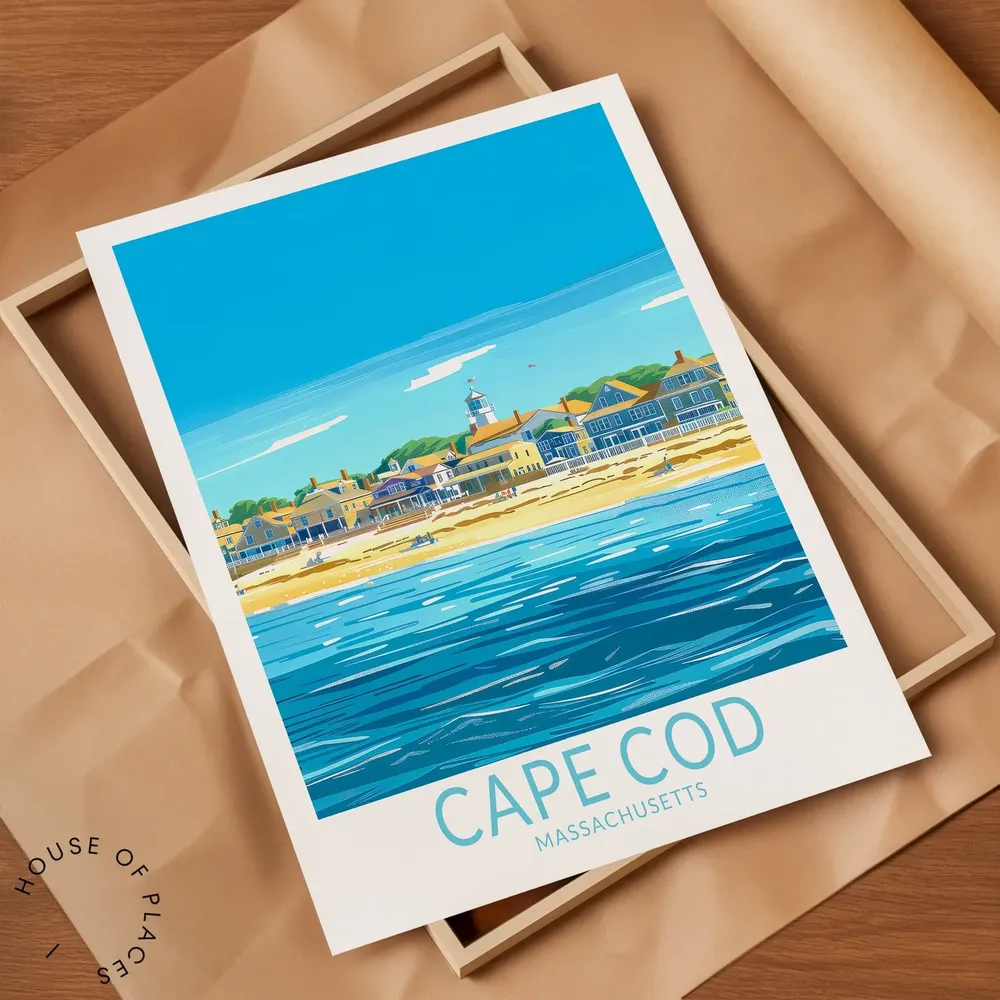 Cape Cod Home Decor Travel Poster - Image 2