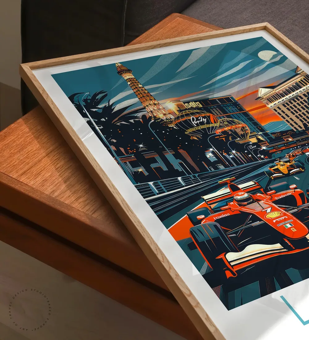 Las Vegas Nevada Travel Poster - Image 3