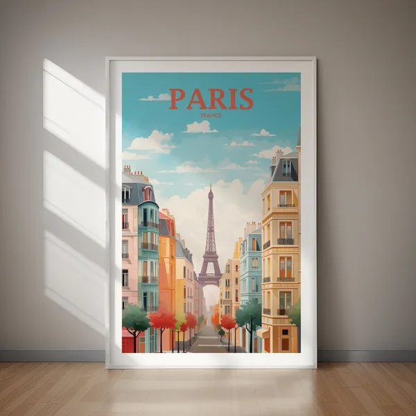 Paris France Gift For Her Travel Poster