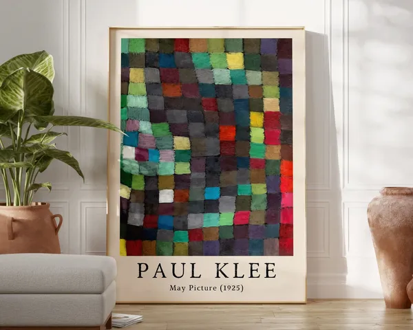 Paul Klee May Picture 1925 Vintage Art Print