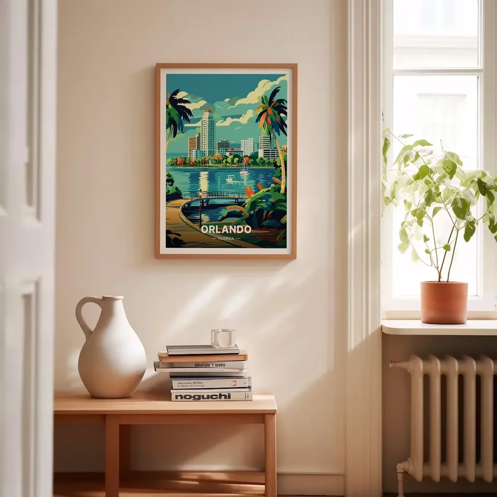 Orlando Beach Travel Poster - Image 4