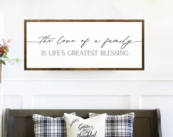 The Love Of A Family, Farmhouse Wall Art Print