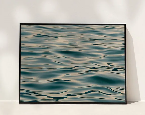 Water Reflections Coastal Photography Art Print