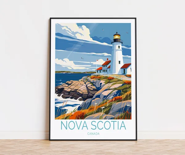 Nova Scotia Travel Poster, Halifax Citadel Art Print