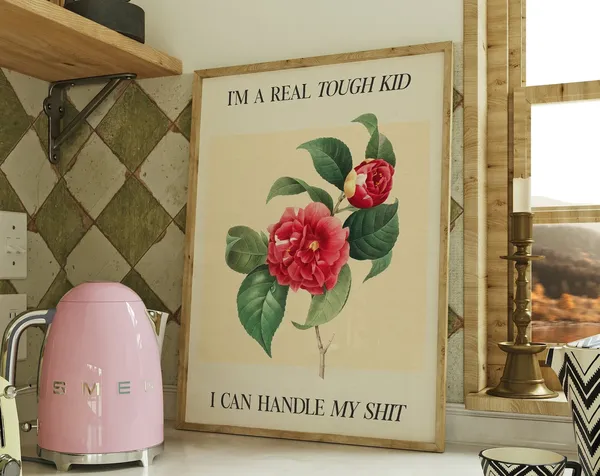 I’m a Real Tough Kid Music Art Print, TTPD Decor