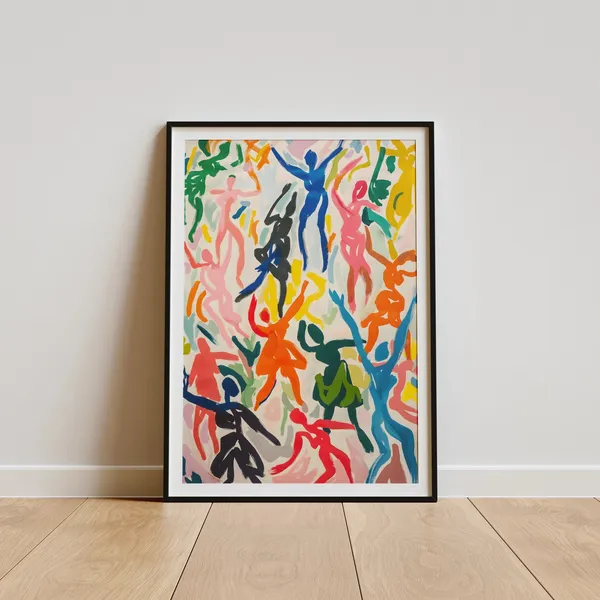 Matisse Abstract Dance Poster, Modern Art Print