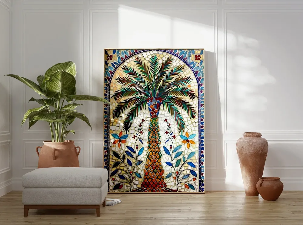 Islamic Floral Arabic Poster Art Print - Image 3