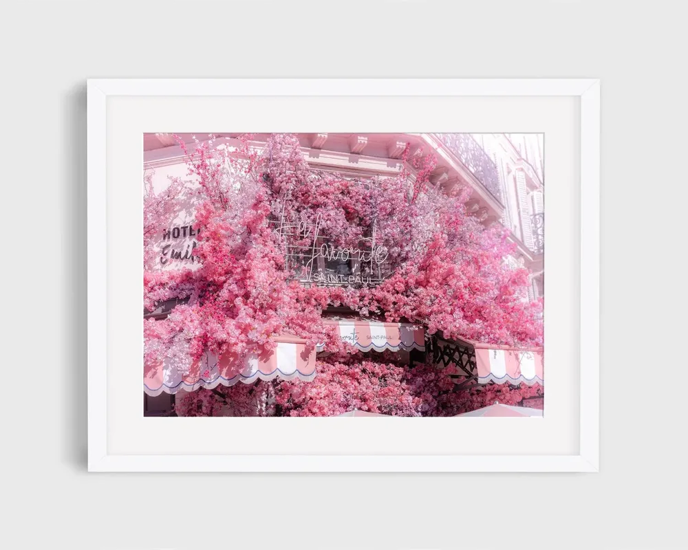 Paris La Favorite Cafe Travel Poster