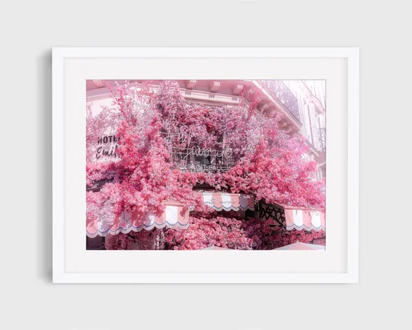 Paris La Favorite Cafe Travel Poster