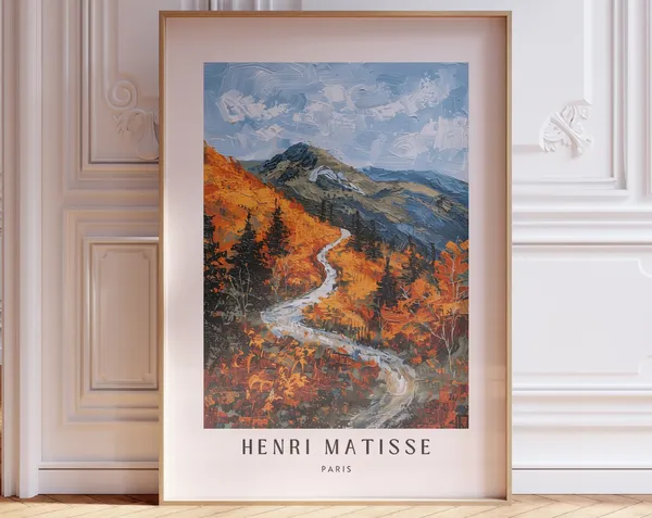 Matisse-Inspired Art Print for Living Room Walls