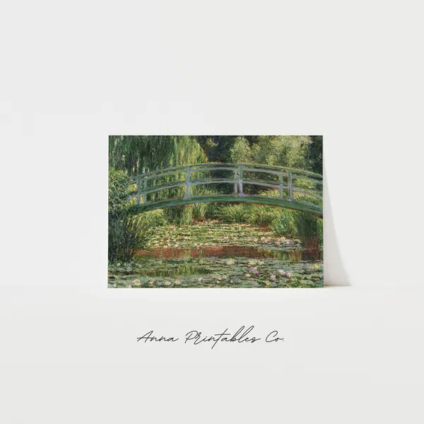 Claude Monet Water Lily Pond Vintage Landscape Art Print
