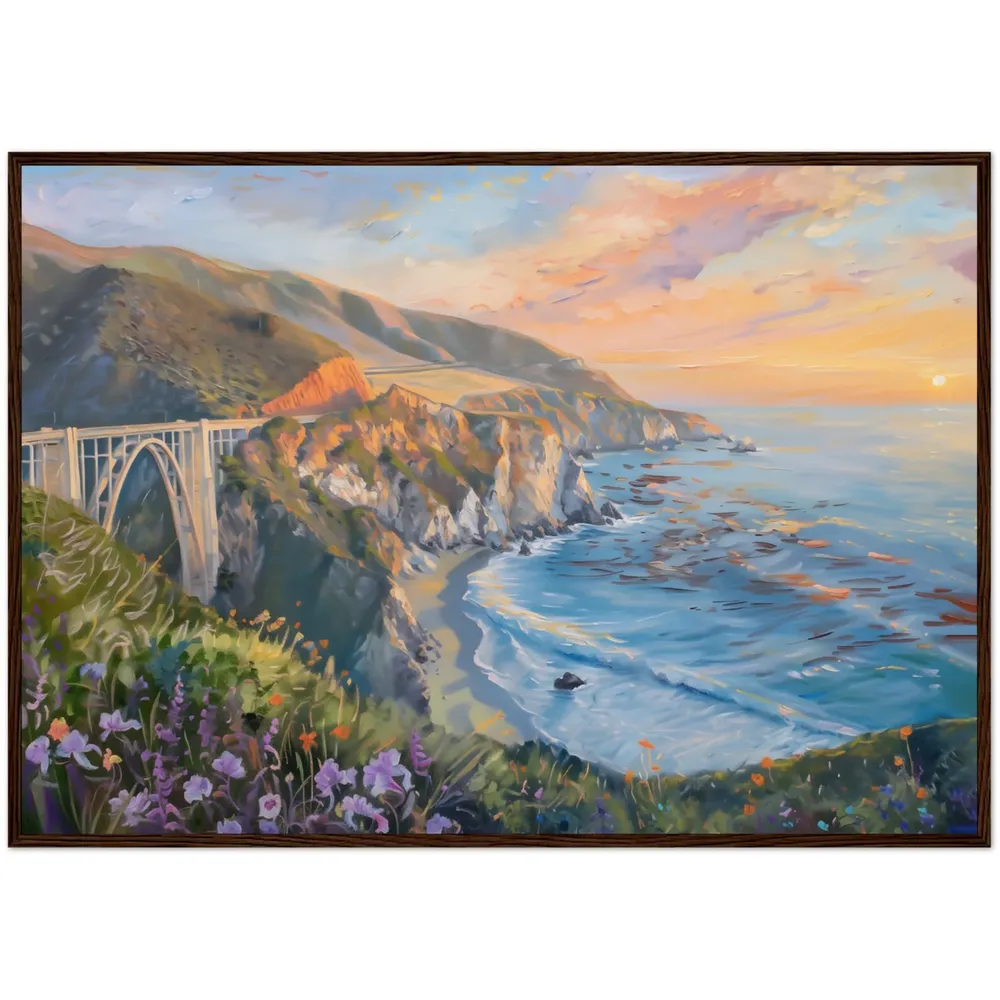 Big Sur National Forest Travel Poster