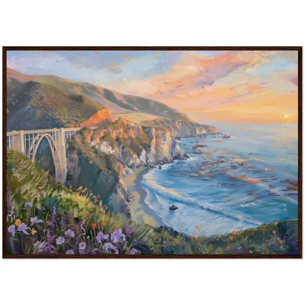 Big Sur National Forest Travel Poster